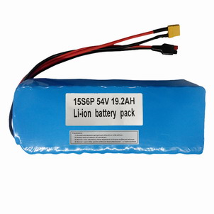 15S6P 54V 19.2Ah Li-ion battery pack